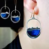 Ancient silver, royal blue