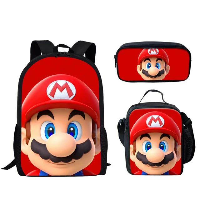 Cartoon Anime Super Mario Design Backpack Junior Student Kid Shoulder Bag Children Primary School Bags For Boys Teenagers Buy School Bags For Teenagers Children School Bags School Bag For Boys Product On Alibaba Com