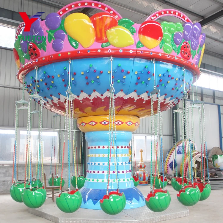 High Quality Factory Made Flying Swings Ride Kids Flying Chair Watermelon Flying Chairs Rides