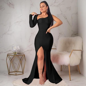 Women Bodycon Long Dress Night Club Sexy Evening Prom Wear Elegant Party Dress