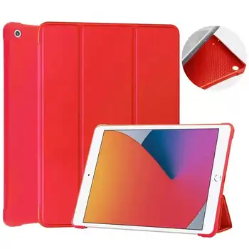 Wholesale Smart Trifold Flip Case Cover for Apple Ipad 7th Generation 10 2 2019 with Pencil Holder Soft Flexible Back Cover