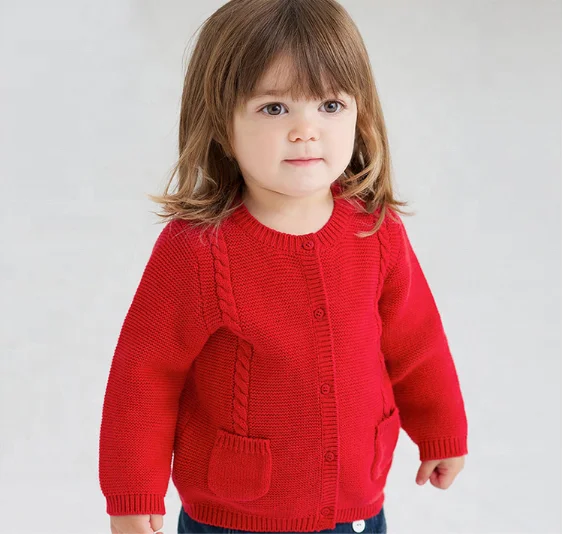 ChengXi Новинка Осень/Зима 2019, свитер для детей, кардиган, вязаный свитер для детей