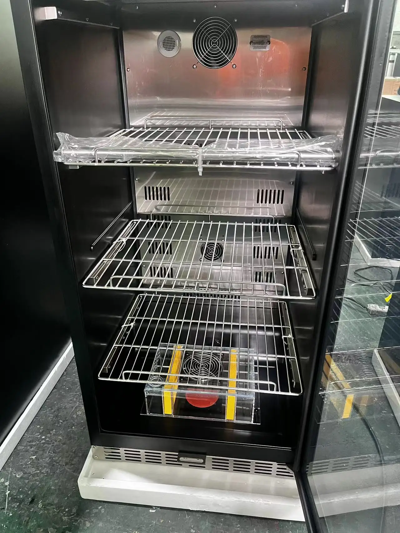 240L Stainless Steel Beef Aging Cabinet Humidity Dry Dried Meat Curing Refrigerator Steak Maturing Fridge