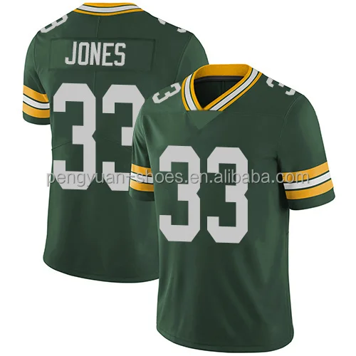 Wholesale Best Quality #9 Christian Watson #23 Jaire Alexander #26 Darnell  Savage Jr. #33 Aaron Jones American Football Jersey From m.