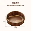 Acacia wood bowl 22*7cm