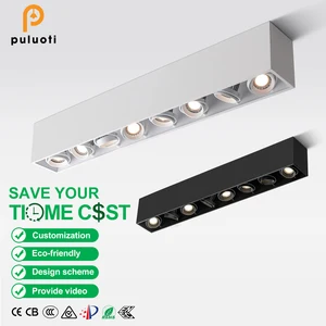 Factory Outlet White MR16 LED Rounded Ultra-thin Surface Mounted Anti-glare Ceiling Lamp Downlight Spotlight for Indoor Lighting