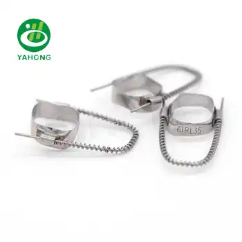 Lot De 4 Boucles Préformées Orthodontie – Pour Bandes Molaires 1ère Et 2ème – Métal – Neuf