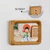Teak frame model 01-magnetically attractive backplate