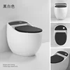 Distanza tra i fori del WC a forma di uovo in bianco e nero 300 mm/400 mm