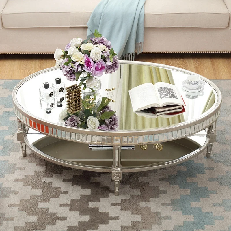 Top Quality Antique Glass Mirrored Coffee Table Round Buy Glass Mirrored Coffee Table Antique Mirrored Coffee Table Mirrored Table Round Product On Alibaba Com
