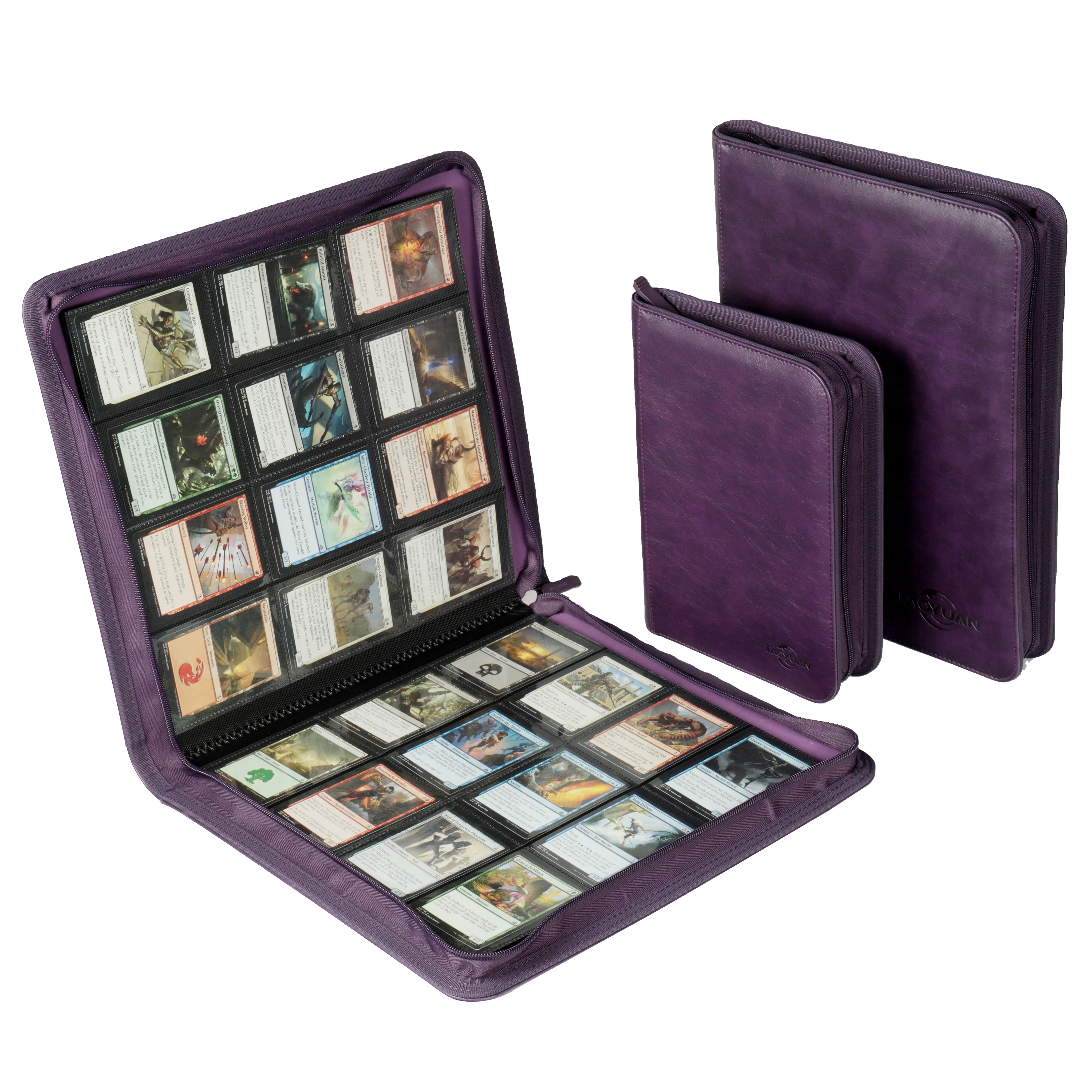 High Grade Classic 12 Pocket Trading Card Binder PU Cover for MTG Football  Cards