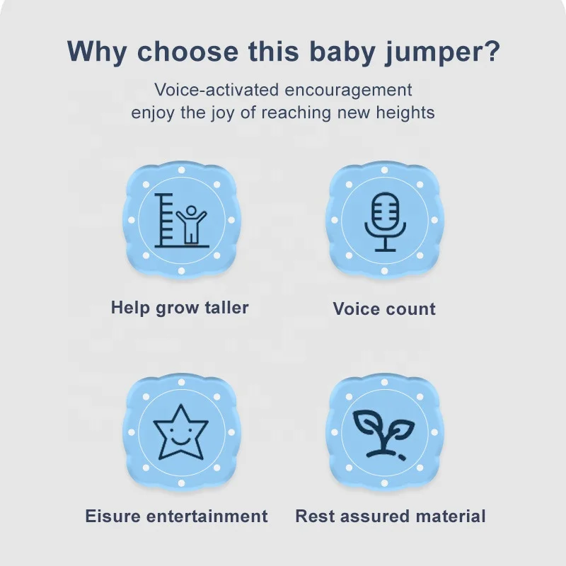 Wholesale Children's Electric Smart Counting Jumping Touch Counter Music Toy Trainer for Long Jump Sports Training