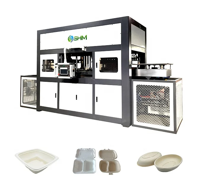 Disposable Compostable Bamboo Dinner Tableware Plates Making Machine for Sale