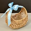 Basket+flower+blue net