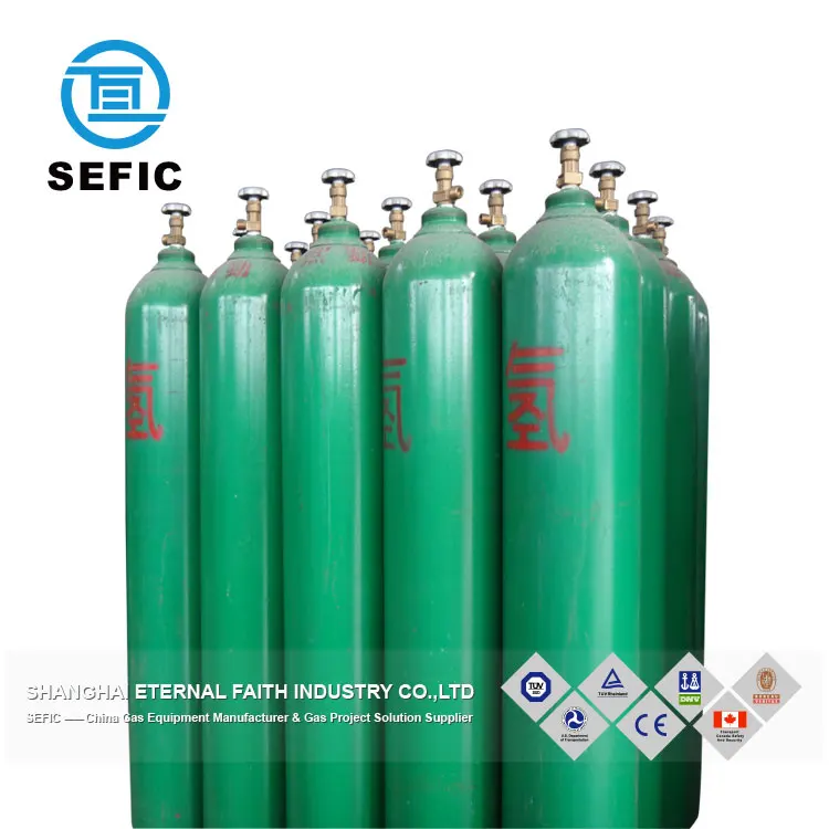 Different Color Inflate Balloons High Pressure Hydrogen Gas Cylinder