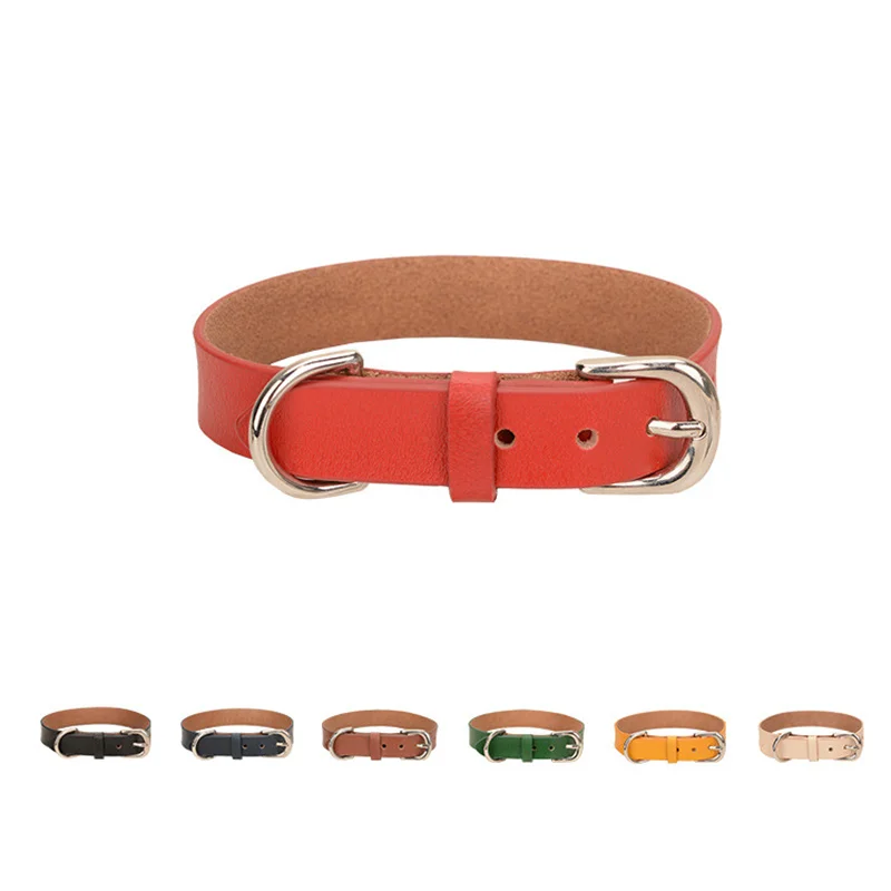 Pu Leather Dog Collar Dog Collar And Leash Set Leather Leather Dog