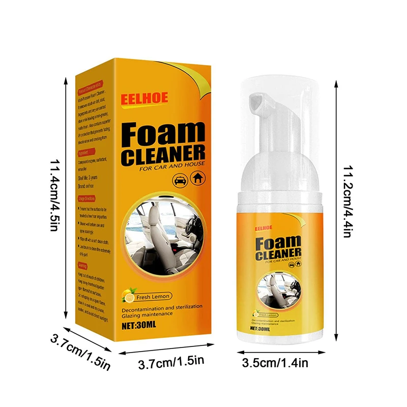 Multifunctional Multpipurpose Car Foam Cleaner Spray And Rub Car