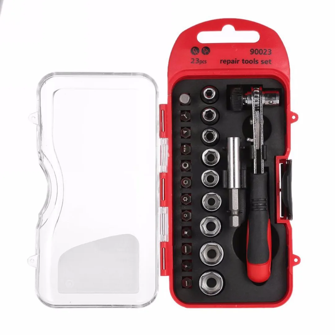 12pcs Ratchet Socket Wrench Set Metric Bike Motorcycle Repair Tool Kit - NEW 12pcs Ratchet Socket Wrench Set Metric Bike Motorcycle Repair Tool Kit - NEW