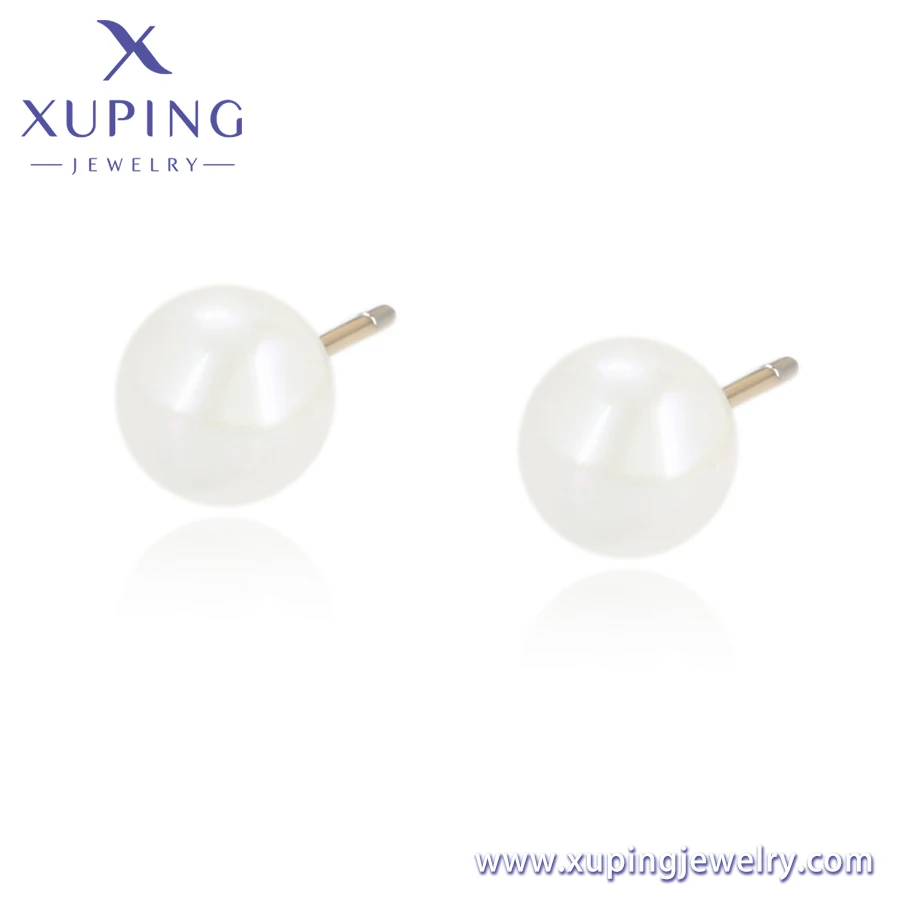 アクセサリー PEARL STUDS PIERCED EARRINGS Xu Ping Jewelry - Elegant Pearl Earrings with Stainless Steel