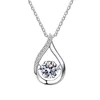 Collana smart a goccia - oro bianco