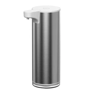 Automatic Stainless Steel Metal Soap Dispenser with Rechargeable Battery for Household Use for Bathrooms