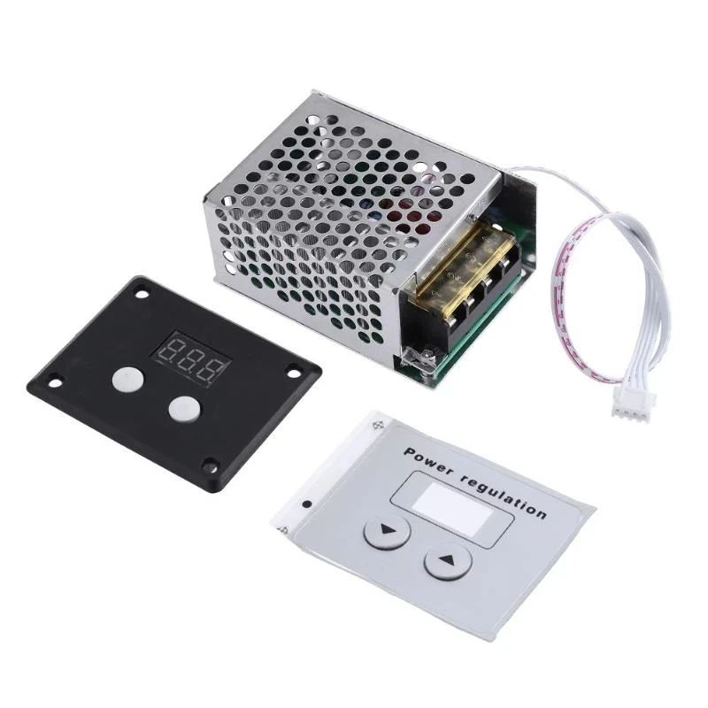 Régulateur Tension AC 220V 4000W – Variateur Moteur SCR Avec Ventilateur