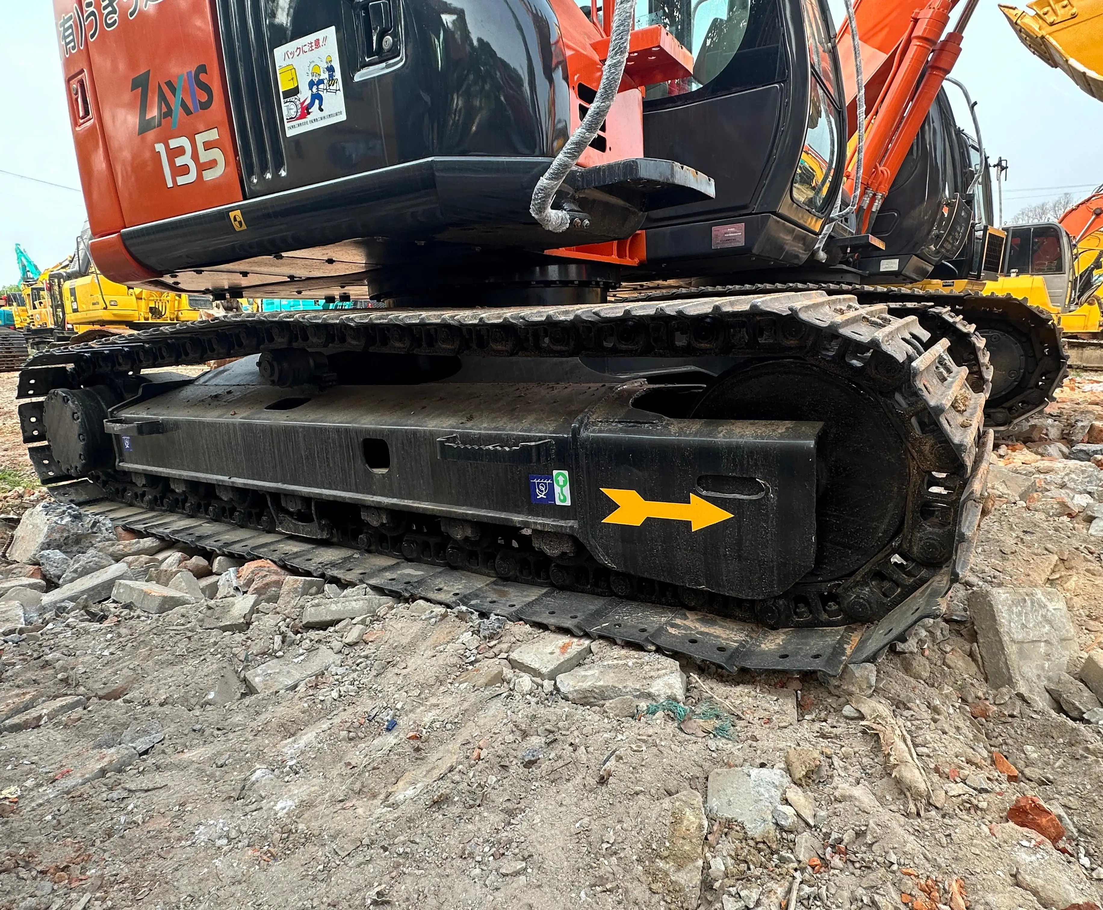 ハクション Promotion Used Certified Hitachi ZX135US Excavator 13 Ton Japanese