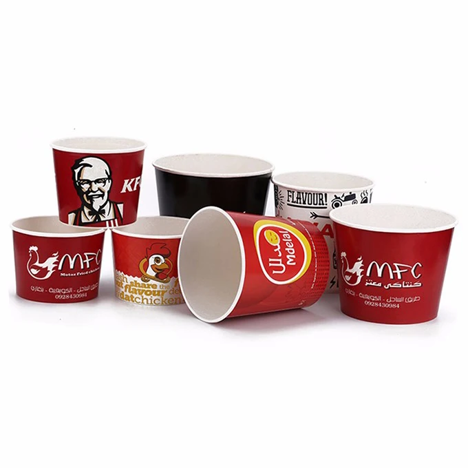 Disposable Tableware Paper Food Container 20 Gallon Kfc Paper Fried