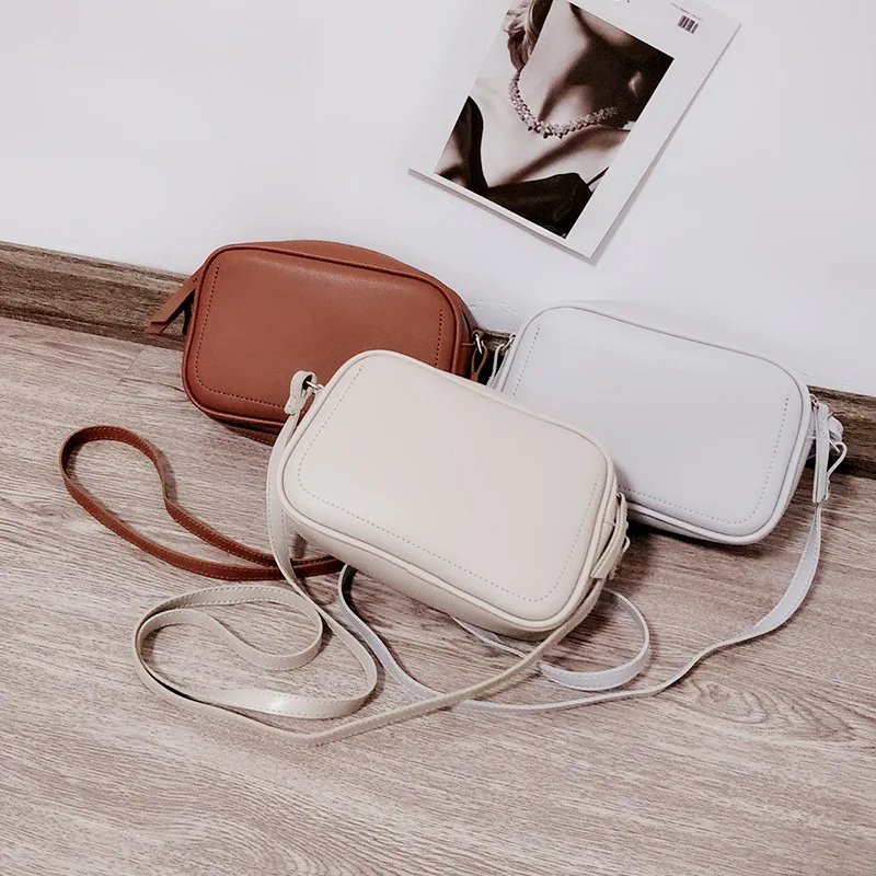 RU Women's Small square Bag Fashion Simple Single Shoulder