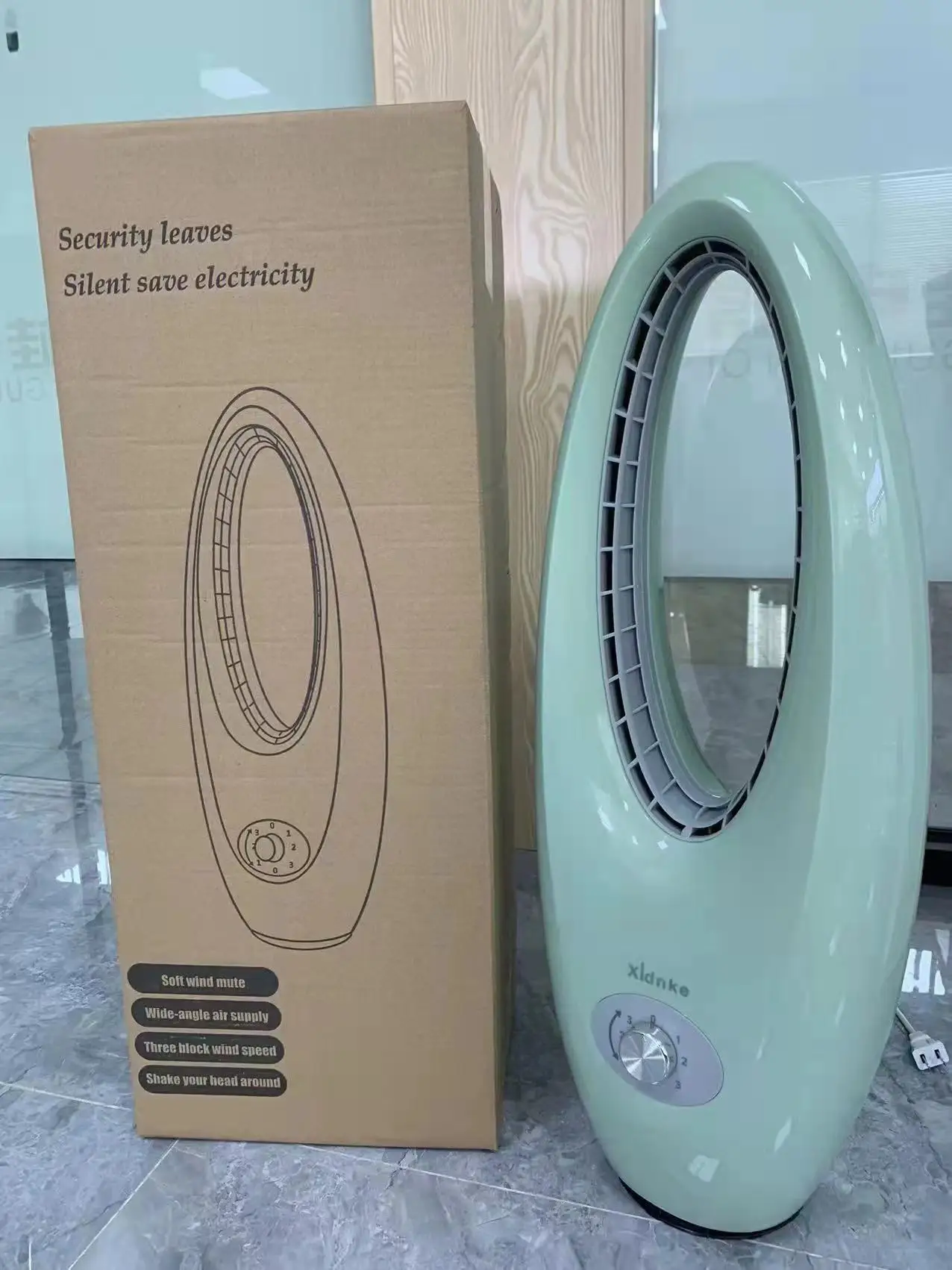 Portable Bladeless Fans 2022 Table Fan Leafless Battery Cute Safe Kid