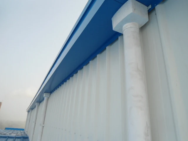 Angola Country Steel Structure Warehouse by Sandwich Panel Roof and Wall