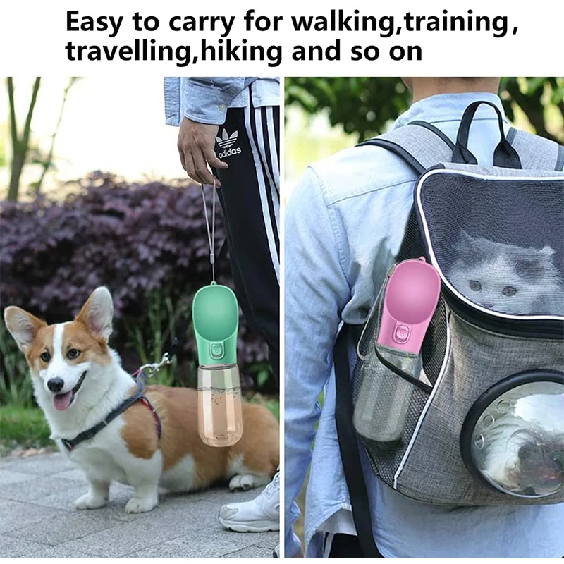 Wholesale Small Large Outdoor Walking Puppy Pet Travel Water Bottle Cat