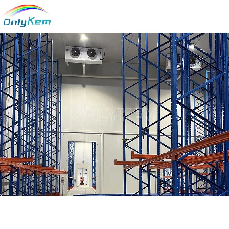 Logistics Warehouse 1000m2 Cold Room for Vegetables, Walk in Freezer Cold Room With Sectional Door