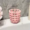 Cesta de Almacenamiento Tejida de Cerámica - Rosa Pequeña