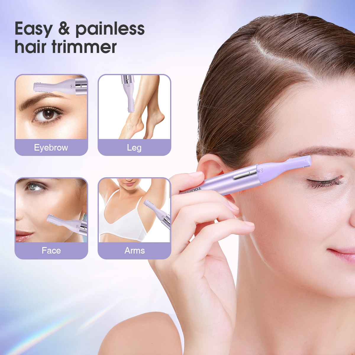 TOUCHBeauty новая трендовая подвеска волос триммер для бровей Электрический Леди Триммер на теле бритва TB-1658A дома