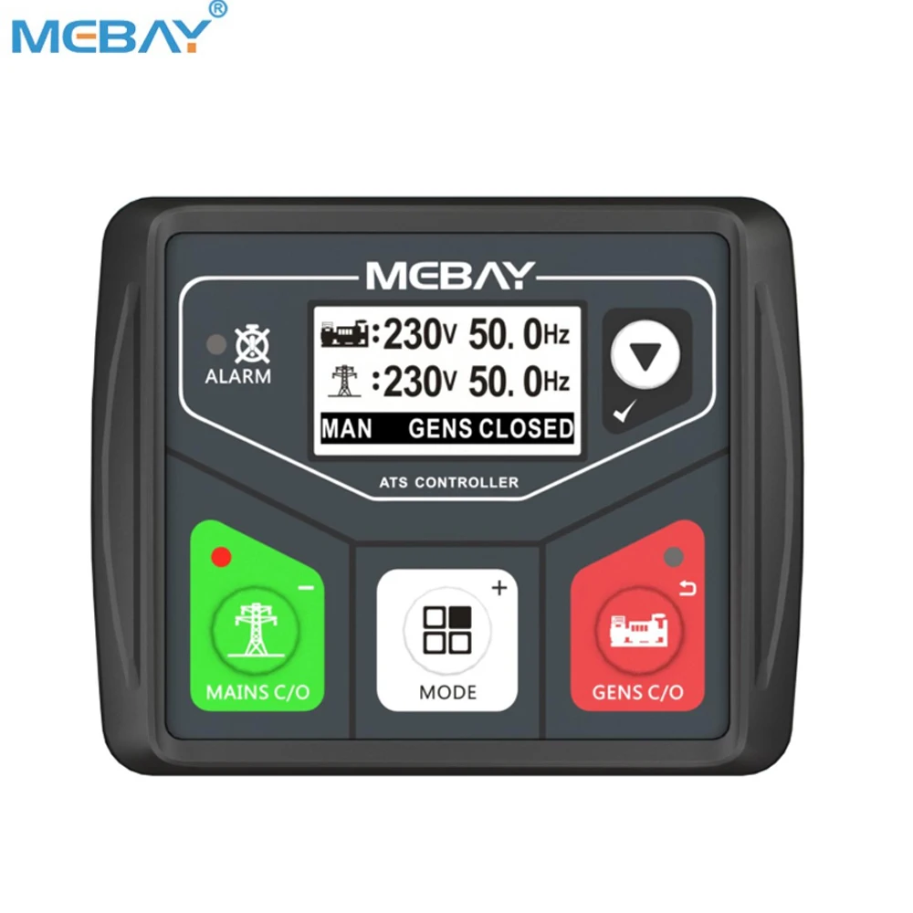Mebay ATS Genset Control Module ATS320DC Automatic Transfer Switch Controller