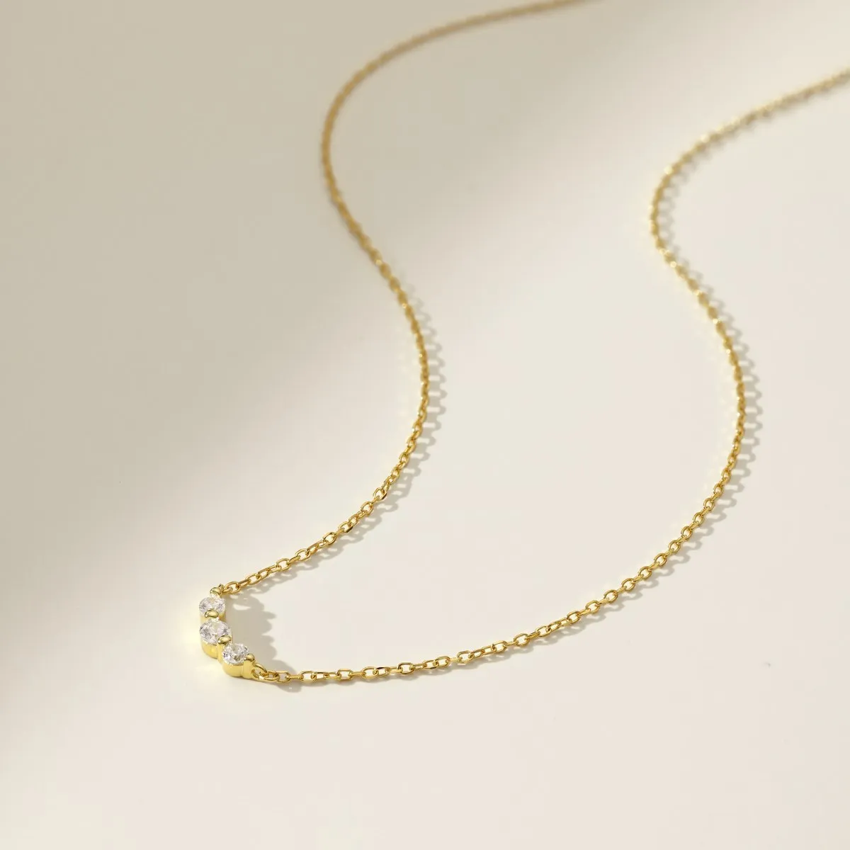 KAKODIY 18K gold plated 925 Sterling Silver necklace zircon star round irregular charm necklace jewelry detail 4