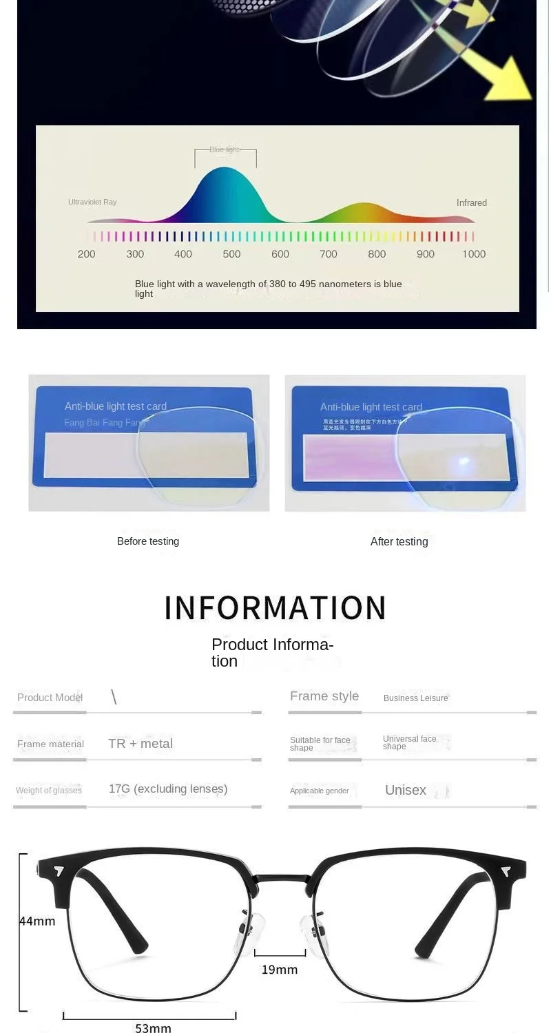 Nuovo design 2026, montature per occhiali da vista di alta qualità all'ingrosso, occhiali per computer anti luce blu unisex_voghion.com