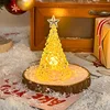 Christmas tree-transparent shell warm light