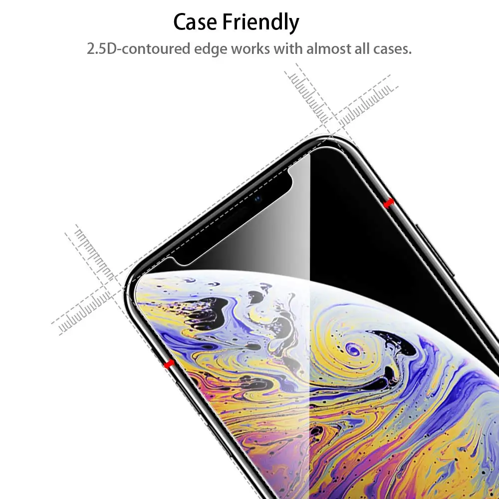 Закаленное стекло для iPhone 11/11 pro/11 pro Max, защита экрана 9H 2.5D 0,33 мм, прозрачная Высококачественная защита экрана