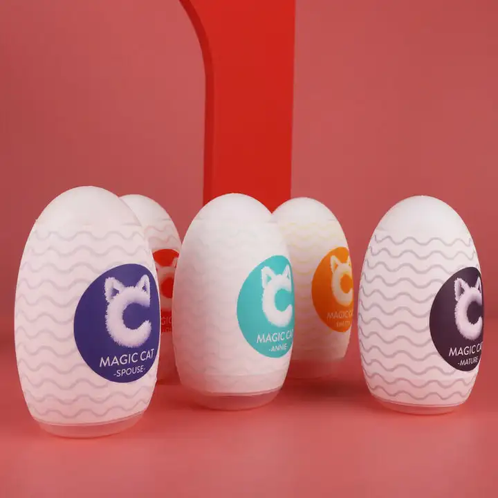 Wholesale Magic Cat Masturbation Eggs Cup 6 Pack Pocket Pussy Sexual Toys  for Men Premium Quality Adult Sextoys