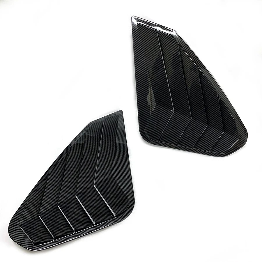 product tiypeor car window cover for toyota rav4 2020   2023 exterior rear side window louver black  auto car accessories 2021 2022-7