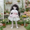 Lapin rose-ensemble de poupée complet-poupée avec vêtements