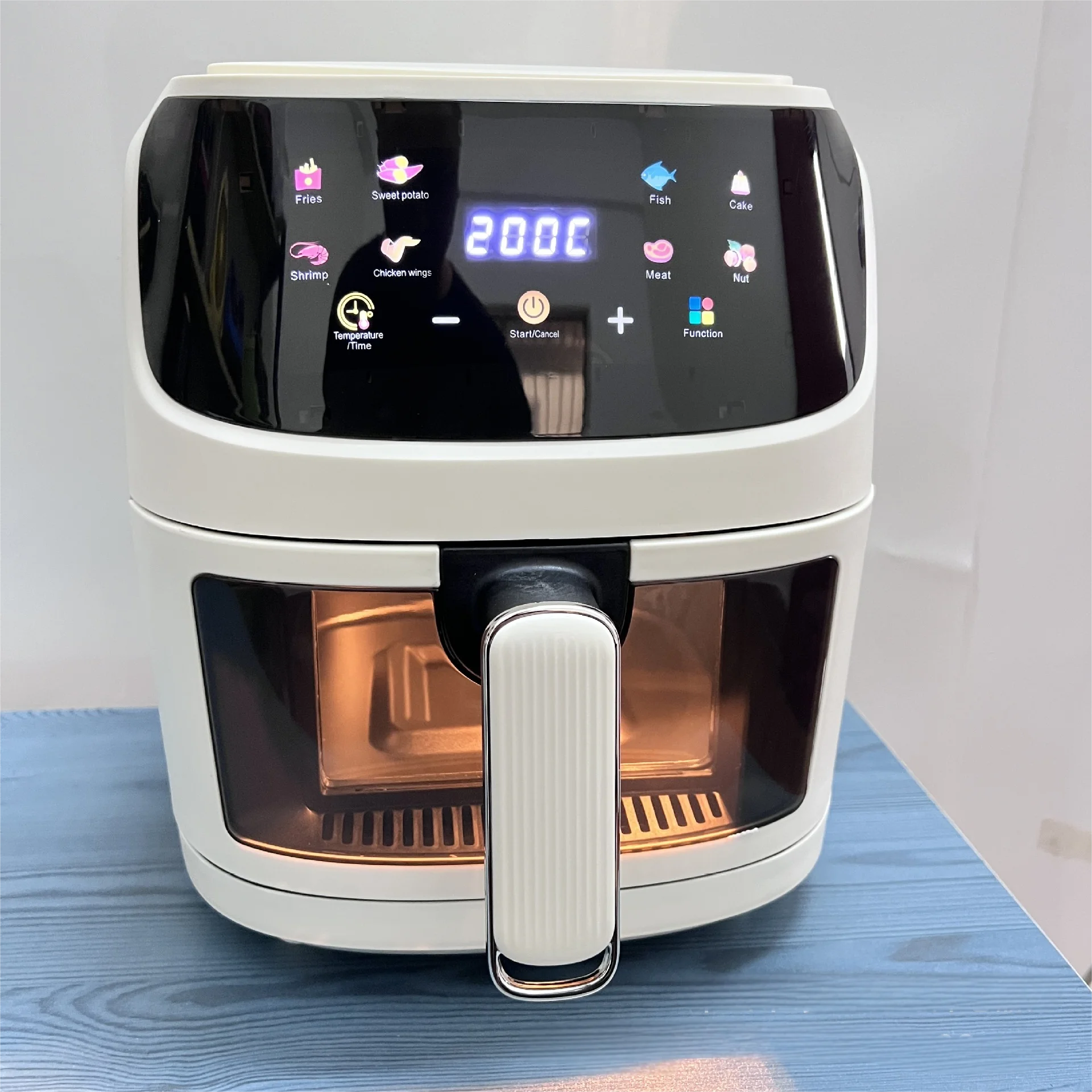 Wholesale Silver Crest 2400W Digital Control Electric Air Fryer 8L Large Capacity Stainl aperçu 4