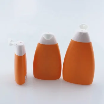 Factory Custom Label Plastic Squeeze Tube Bottle Flip Cap 45ml 65ml 80ml Capacity for Face Cleanser Sunscreen Shampoo Made PE