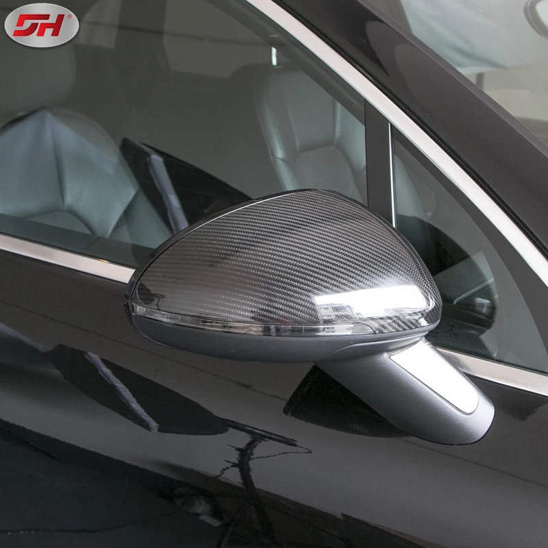high quality real carbon fiber side Mirror case mirror covers mirror for 2014-up Macan 95B