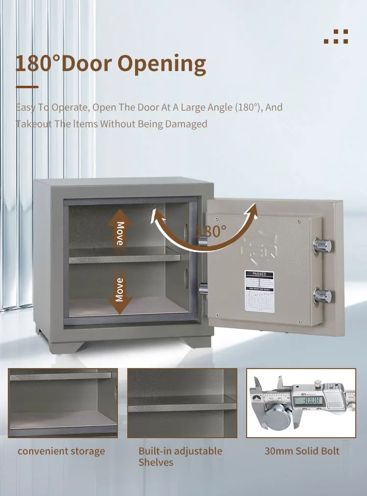 CEQSAFE Electronic Digital Safe Box Home and Hotel Office Safe Fire Resistant Safe Box manufacture