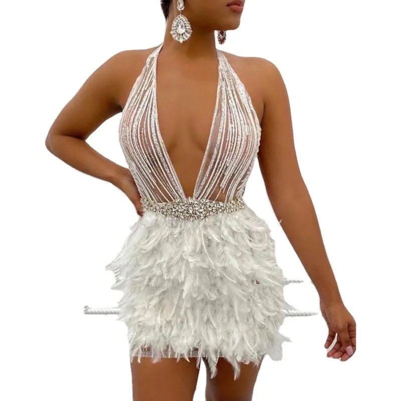 backless diamante dress MONICA Backless Diamante Rhinestone Maxi Dress main image 0