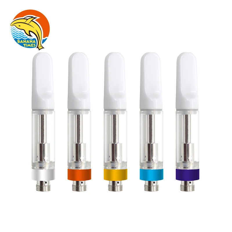 USA Best Selling Ceramic CBD Vape Carts 1ml Glass Tank 510 Empty Cartridge with custom logo