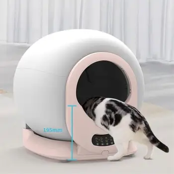New Arrival Auto Cat Litter Box Robot Tray Automa High Sides Odor Control Large Safety Self Cleaning Automatic Cat Litter Box